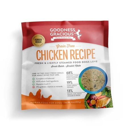 Goodness Gracious Gently Cooked Grain Free Chicken Recipe for Dogs 1#