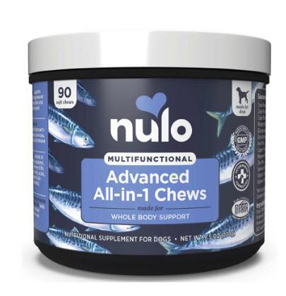 Nulo Multivitamin All-in-1 Soft Chew Supplement for Dogs - 9.5 oz (90 Ct) Jar