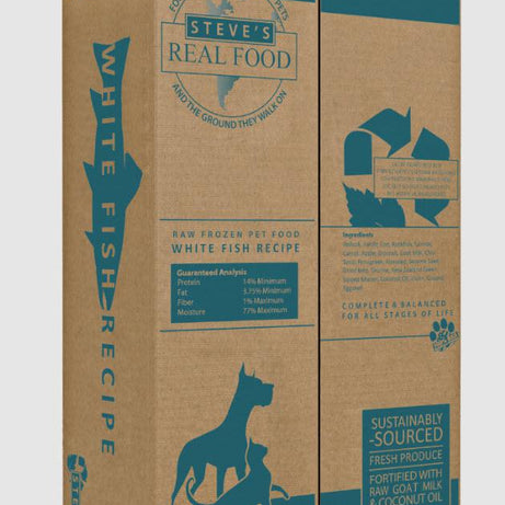 Steve's Dog Frozen Whitefish BARF Diet