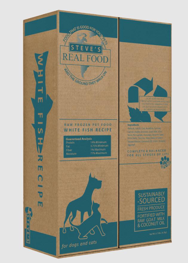 Steve's Dog Frozen Whitefish BARF Diet