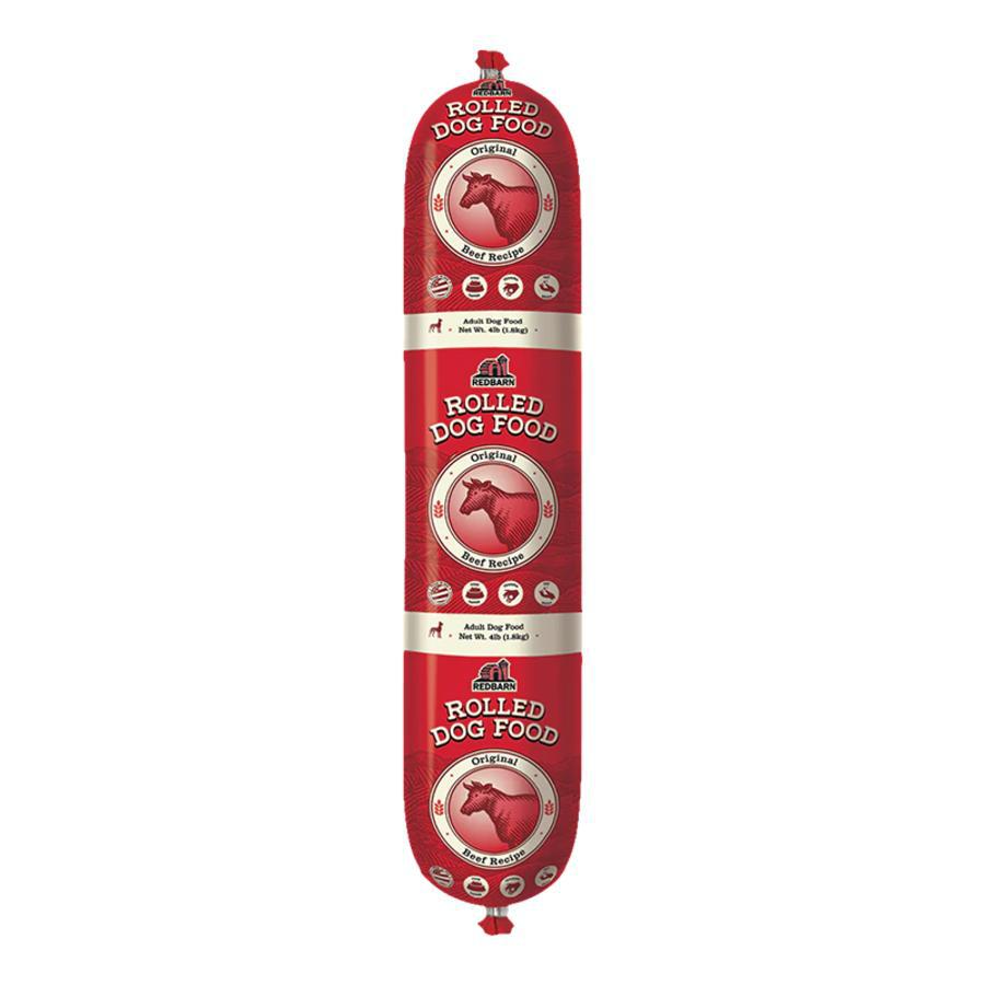 Red Barn Dog Food Roll Beef 4#