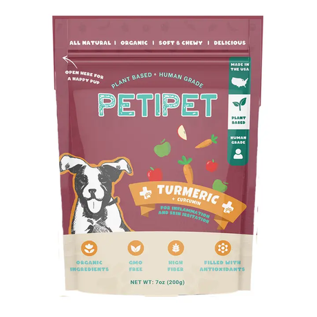 PetiPet: Turmeric Soft Treats: Inflammation & Skin Irritation 7oz