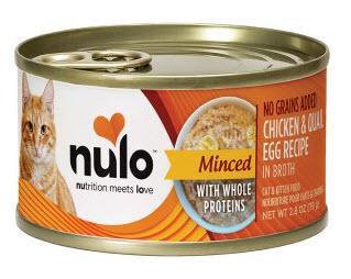 Nulo Cat and Kitten Food Minced Chicken with Whole Quail Egg – Mr