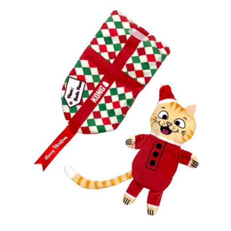Kong Holiday Pull A Present Cat Toy