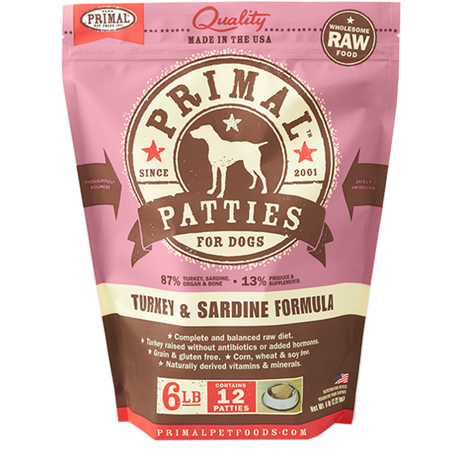Primal Dog FRZ Turkey & Sardine