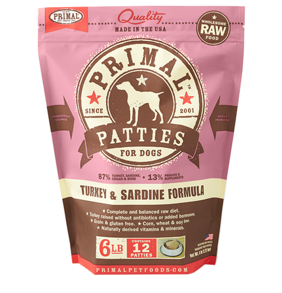 Primal Dog FRZ Turkey & Sardine
