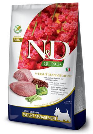 Farmina Dog Dry QUINOA GF Weight Management Lamb & Broccoli Mini 5.5#