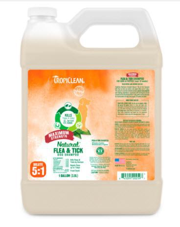Tropiclean Natural Flea & Tick Shampoo Max Strength