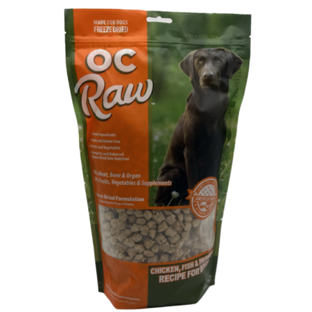 OC Raw Dog Food FD Chicken, Fish & Produce