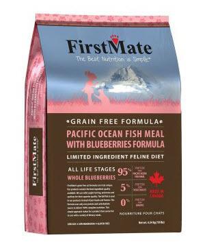 FirstMate GF LID Pacific Ocean Fish Meal with Blueberries Formula Cat Food