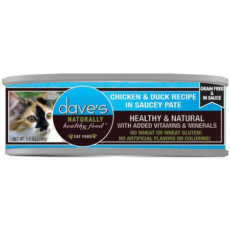 Dave's Cat Can Naturally Healthy Can Pate Chicken & Duck