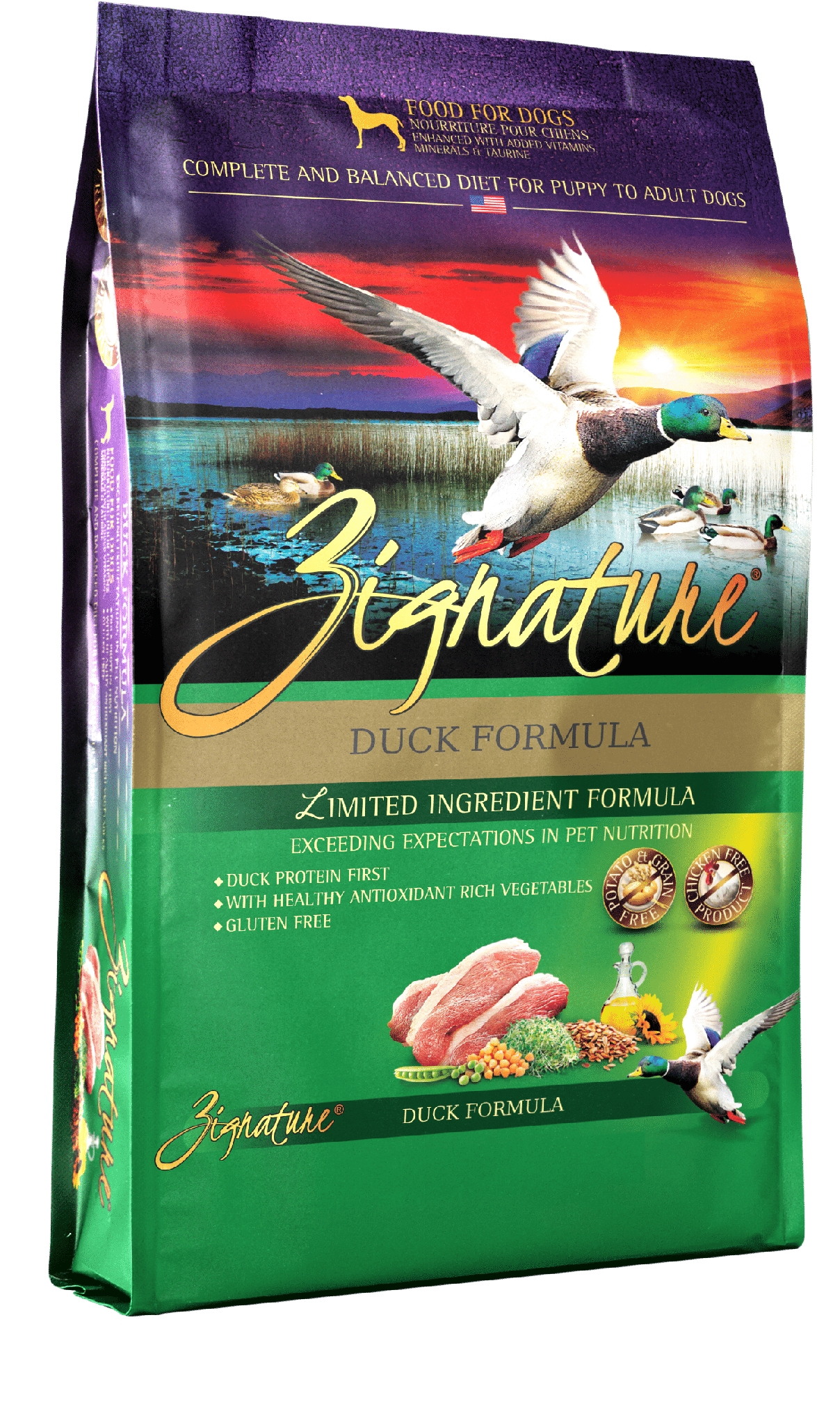 Zignature Dog Duck - Mr Mochas Pet Supplies