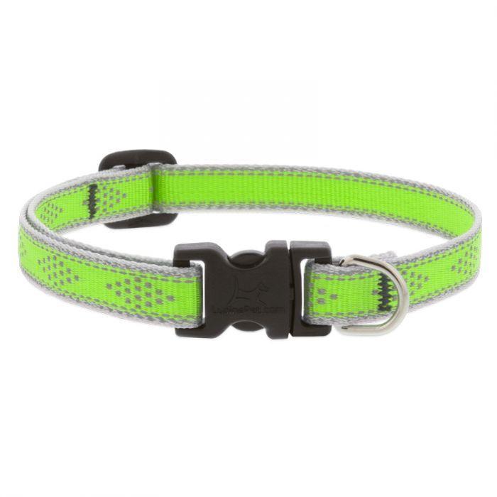 Lupine 1/2in Green-Diamond Adj Collar - Mr Mochas Pet Supplies