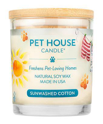 Pet House Candle Sunwashed Cotton