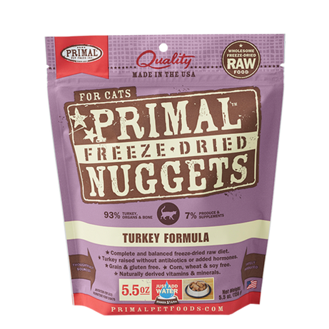 Primal Cat FD Nugget Turkey - Mr Mochas Pet Supplies