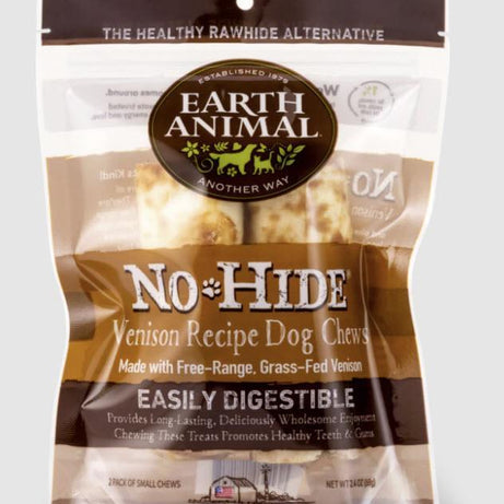 Earth Animal Dog Treat No Hide Venison Chew
