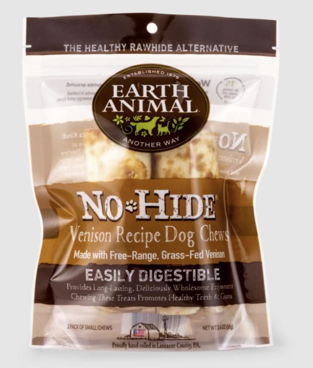 Earth Animal Dog Treat No Hide Venison Chew