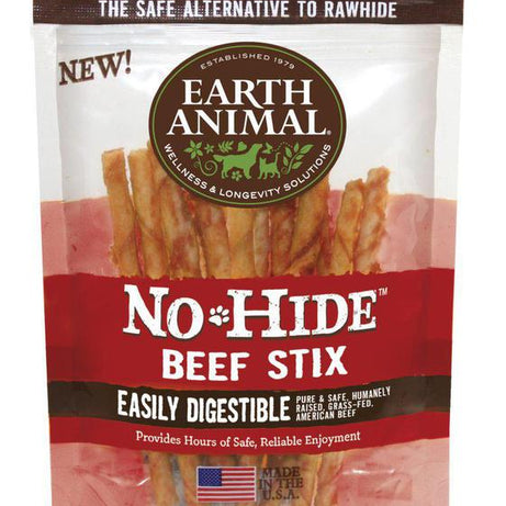 Earth Animal Dog Treat No Hide Venison Chew Stix 10 Pack - Mr Mochas Pet Supplies