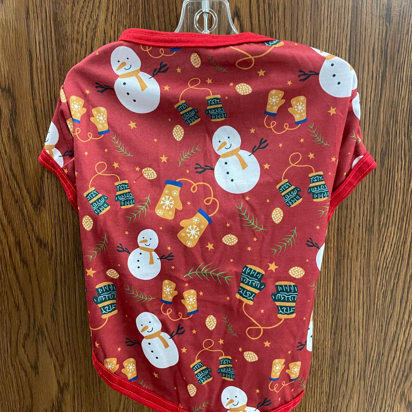 Snowman red pattern Tshirt