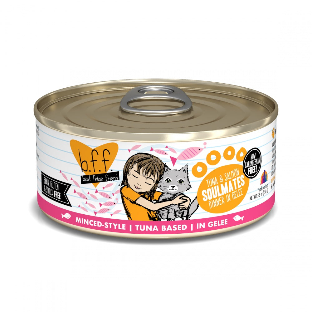 Weruva BFF Tuna & Salmon Soulmates Canned Cat Food - Mr Mochas Pet Supplies