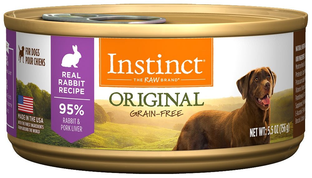 Instinct Grain-Free Rabbit Formula Canned Dog Food - Mr Mochas Pet Supplies
