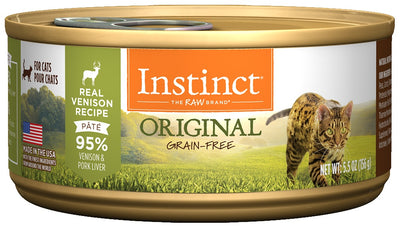 Instinct Grain-Free Venison Formula Canned Cat Food - Mr Mochas Pet Supplies