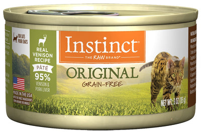 Instinct Grain-Free Venison Formula Canned Cat Food - Mr Mochas Pet Supplies