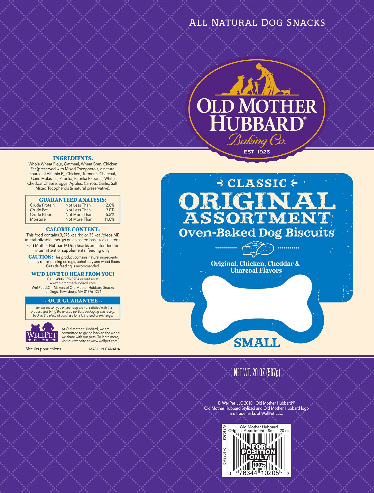 Old Mother Hubbard Crunchy Classic Natural Original Assortment Small Biscuits Dog Treats - Mr Mochas Pet Supplies