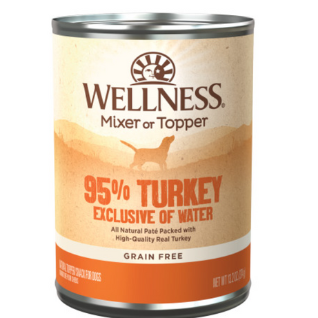 Wellness Natural Grain Free Adult 95% Turkey Canned Dog Food