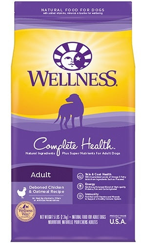 Wellness Complete Health Natural Chicken Recipe Dry Dog Food - Mr Mochas Pet Supplies