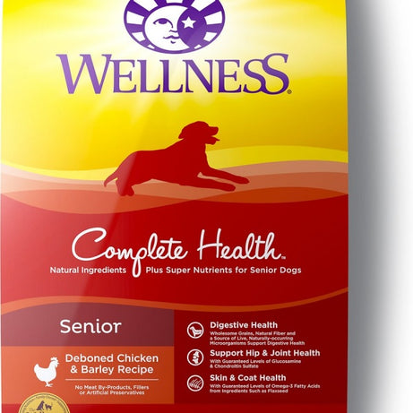 Wellness Complete Health Natural Senior Health Chicken Recipe Dry Dog Food - Mr Mochas Pet Supplies