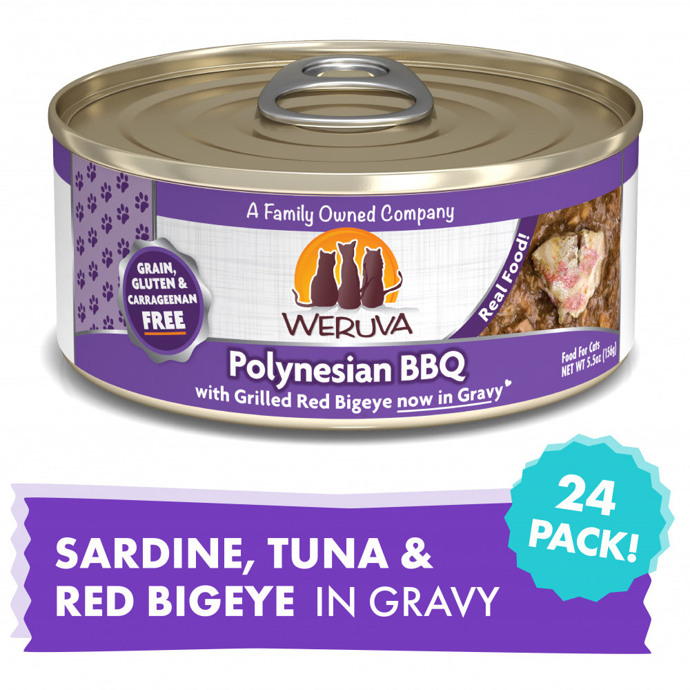 Weruva Polynesian BBQ With Grilled Red Big Eye Canned Cat Food - Mr Mochas Pet Supplies