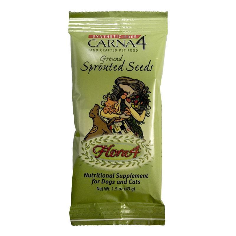 Carna4 Flora4 Ground Sprouted Seeds Food Topper - Mr Mochas Pet Supplies