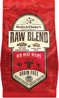 Stella & Chewy's Dog Dry Raw Blend GF Red Meat Lamb, Beef & Venison - Mr Mochas Pet Supplies
