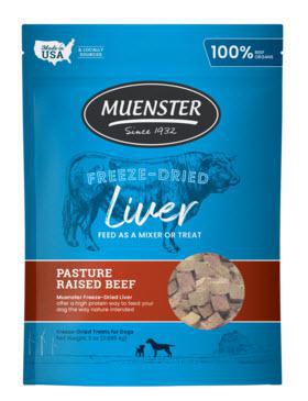 Muenster Dog Treat FD Liver Beef 3 oz