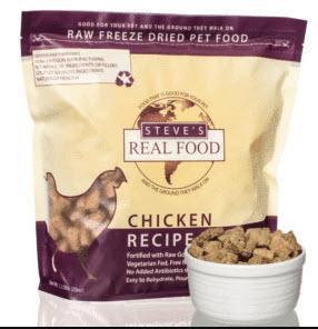 Steve's FD Dog & Cat Chicken Nuggets 1.25#