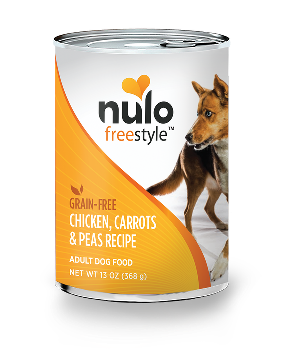 Nulo Can Chicken, Carrots & Peas 13oz - Mr Mochas Pet Supplies