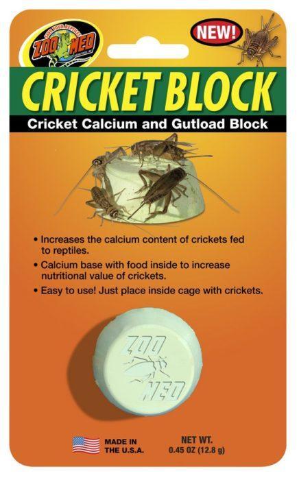 Zoo Med Cricket Calcium and Gutload Block ZOO MED LABORATORIES, INC. - Mr Mochas Pet Supplies