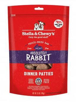 Stella & Chewy Dog FD Rabbit Patties
