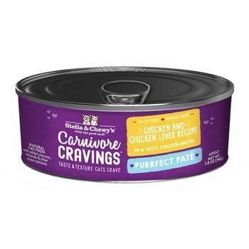 Stella & Chewy's Cat Wet Carnivore Cravings Pate Chicken & Liver 2.8 oz - Mr Mochas Pet Supplies