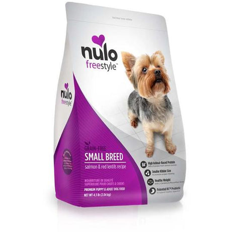 Nulo Kibble Small Breed Salmon & Red Lentils 4.5# - Mr Mochas Pet Supplies