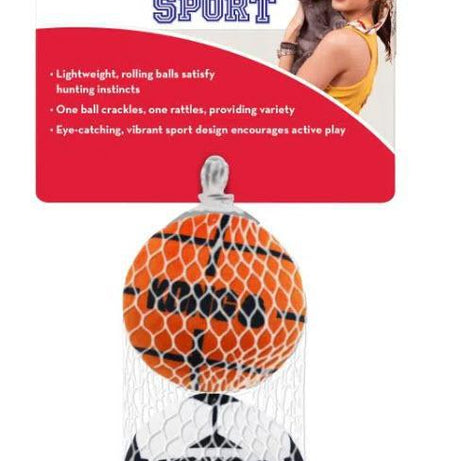 Kong Cat Sport Balls Assorted 2 pack