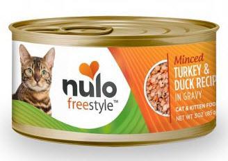 Nulo Freestyle Cat & Kitten Can Minced Turkey & Duck in Gravy 3oz