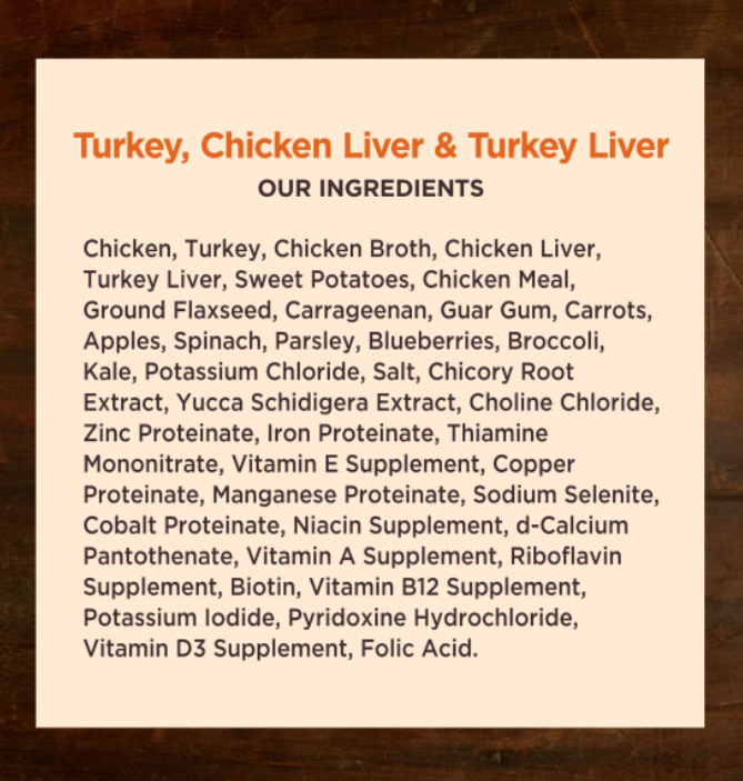 Wellness CORE Grain Free Natural Turkey, Chicken and Turkey Liver Recipe Wet Canned Dog Food