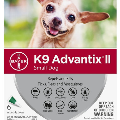 Elanco K9 Advantix II Small Dog - Mr Mochas Pet Supplies