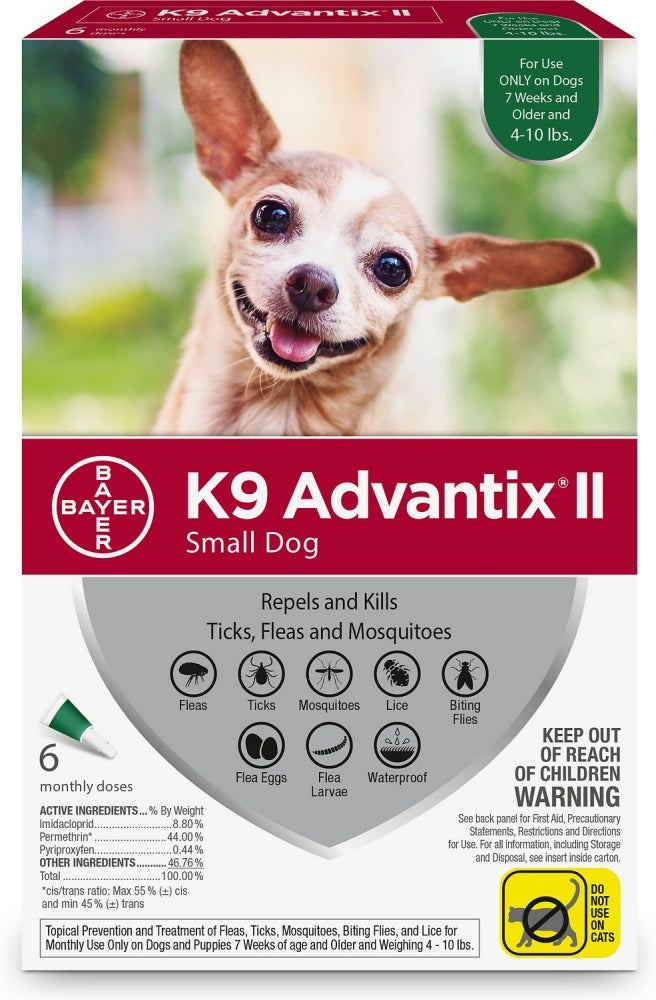 Elanco K9 Advantix II Small Dog - Mr Mochas Pet Supplies