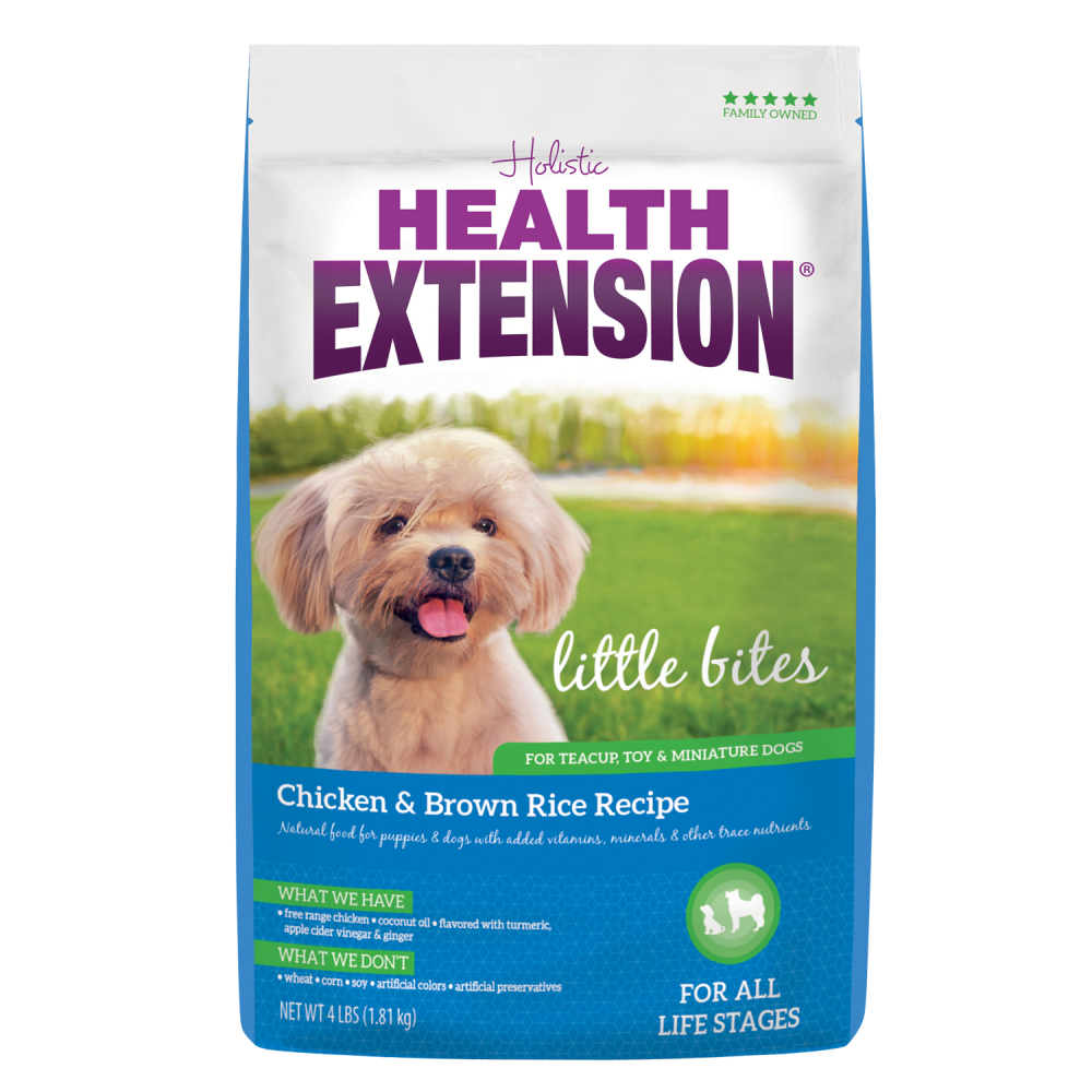 Health Extension Little Bites Chicken and Brown Rice Dry Dog Food - Mr Mochas Pet Supplies