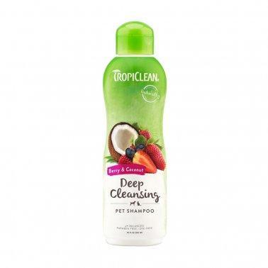 Tropiclean Shampoo Berry & Coconut 20 oz - Mr Mochas Pet Supplies
