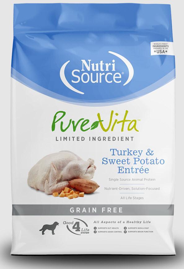 Pure Vita Dog Dry GF Turkey & Sweet Potato