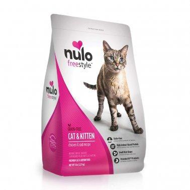 Nulo™ Freestyle™ High-Meat Kibble Grain Free Chicken & Cod Recipe Cat & Kitten Food - Mr Mochas Pet Supplies